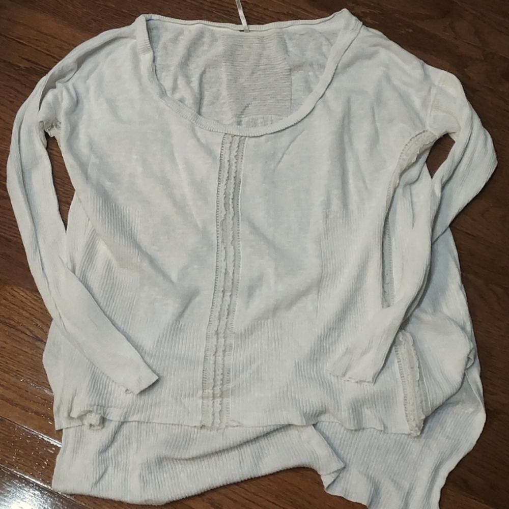 Free People Cream Sweater